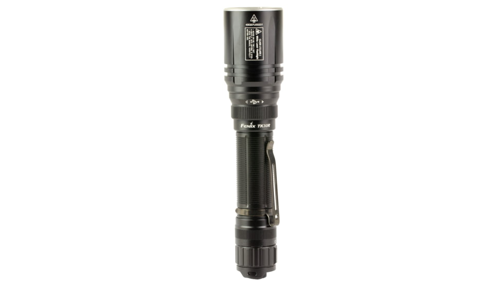 Fenix TK30R, Flashlight, White Laser, 500 Lumens, 1,500 Meter Maximum Beam Distance, Anodized Finish, Black, Includes ARB-L21-6000 Battery and USB Type-C Charging Cable