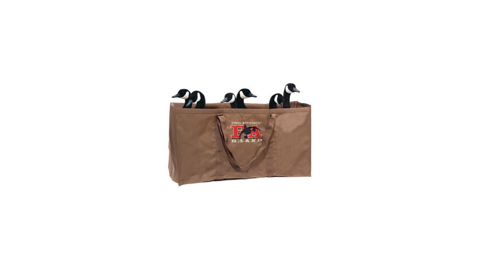 Final Approach Full Body 6 Slot Poly Bag, Brown 473112