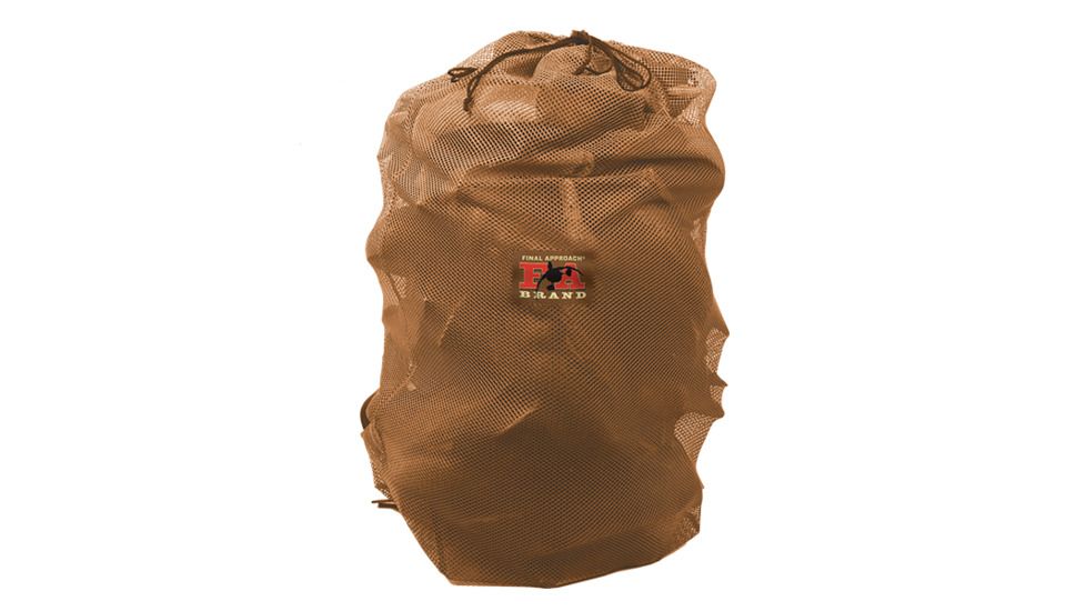 Final Approach Nylon Mesh Decoy Bag, Brown 469590FA