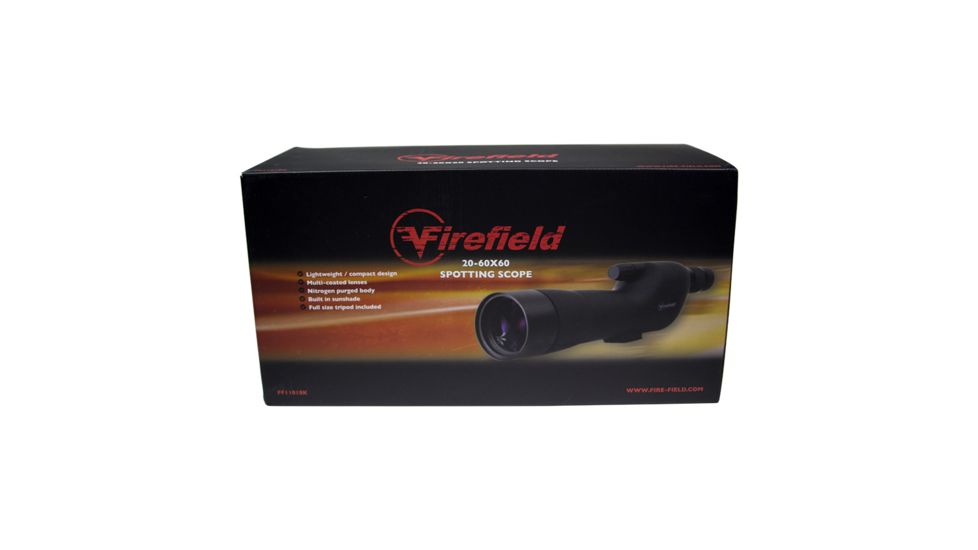 Firefield 20-60x60 Straight Edge Spotting Scope Kit FF11018K