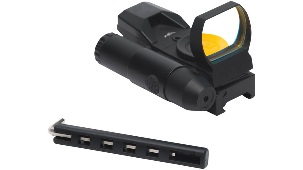 Firefield Impact Duo Reflex Red Dot Sight w/Red Laser, Black, FF26023