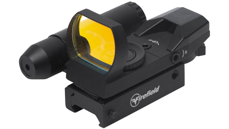 Firefield Impact Duo Reflex Red Dot Sight w/Red Laser, Black, FF26023