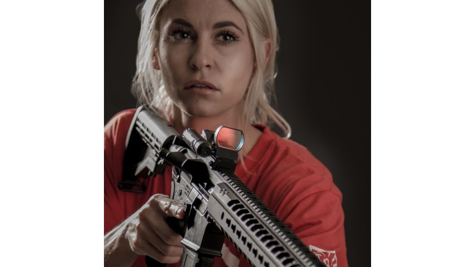 Firefield Impact Duo Reflex Red Dot Sight w/Red Laser, Black, FF26023