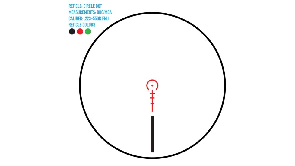 Firefield RapidStrike 1-6x24 SFP Rifle Scope, Black, FF13070K