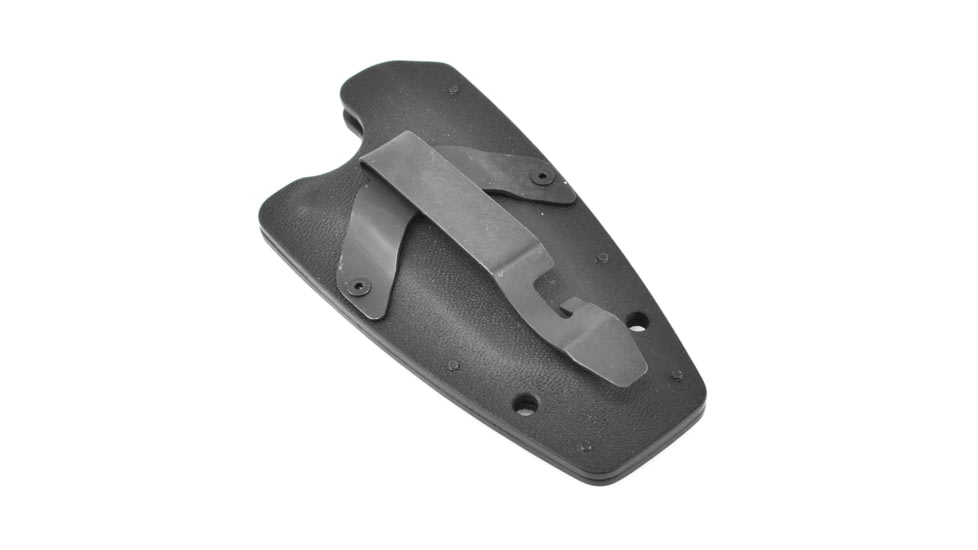 First Edge HR-2 Ryan Hoover Droppoint Fine Edge Fixed Blade Knife, Elmax Oxide Blade, Black, Droppoint Medium Size, 4350