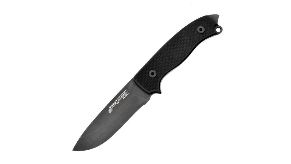 FirstEdge Tactical Skinner, Plain Edge, Black 6050