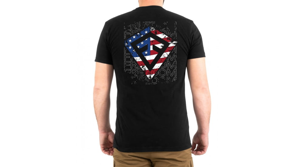 First Tactical Flag Spear Graphic T-Shirt - Mens, Black, Medium, 112554-019-M