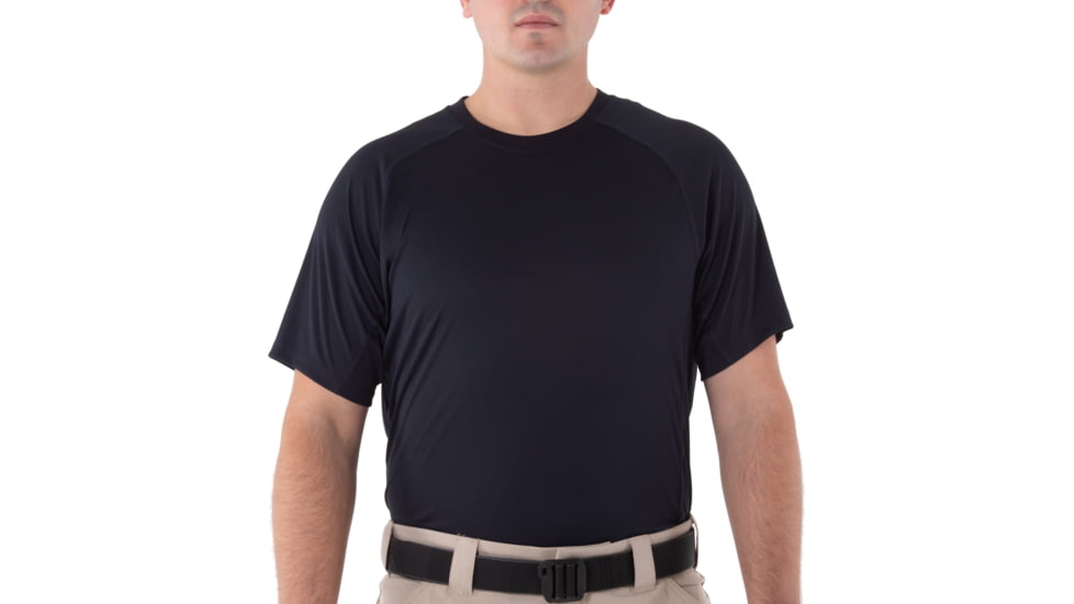 First Tactical Performance Short Sleeve T-Shirt - Mens, Midnight Navy, Large, 112503-729-L