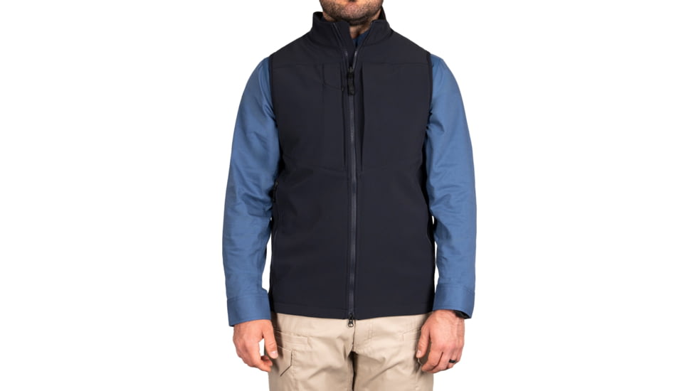 First Tactical Softshell Vest - Mens, Regular, Midnight Navy, Extra Small, 118004-729-XS-R