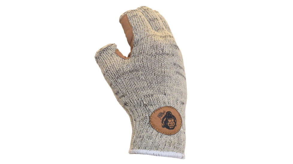Fish Monkey Wooly Wool Half Finger, Wool Tan, 2XL, FM30-WHL-XXL