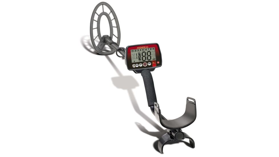 Fisher F44 Weatherproof Metal Detector, Black, Standard, F44