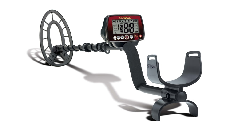 Fisher F44 Weatherproof Metal Detector, Black, Standard, F44