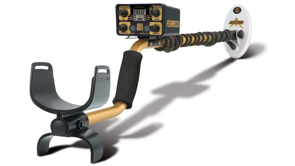 Fisher Gold Bug 2 Metal Detector w/6.5in Search Coil, Black, Standard, GB2-6