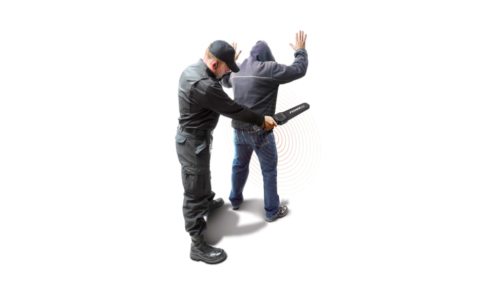 Fisher Security CW-20 Hand-Held Concealed Weapons Detector, Black, CW20