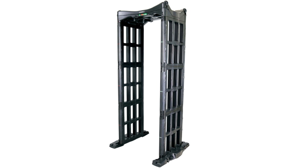 Fisher Security M-Scope 110V Portable Walkthrough Security Metal Detector, Black, MSCOPE-110