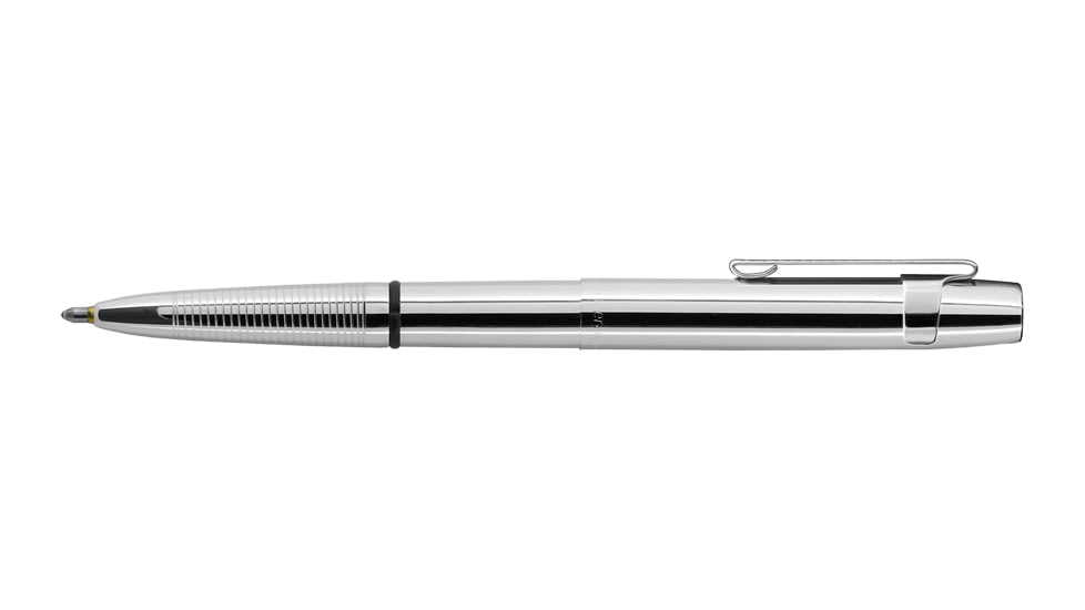 Fisher Space Pen X-Mark Bullet Space Pen, PR-4 Black Ink, Medium Point, 5.27 in Length, Gift Boxed, w/ Square Top Cap, Chrome, 400WCCL