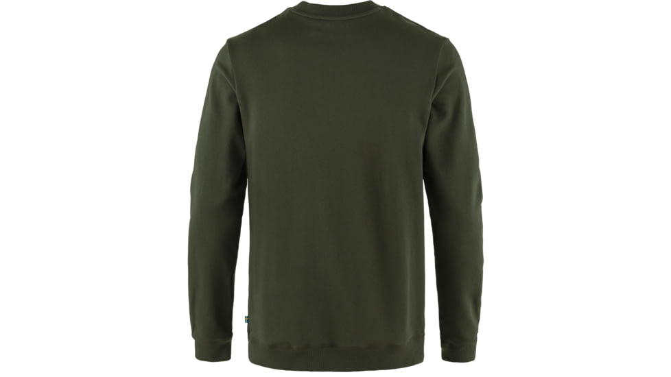 Fjallraven 1960 Logo Badge Sweater - Mens, Deep Forest, Small, F87163-662-S