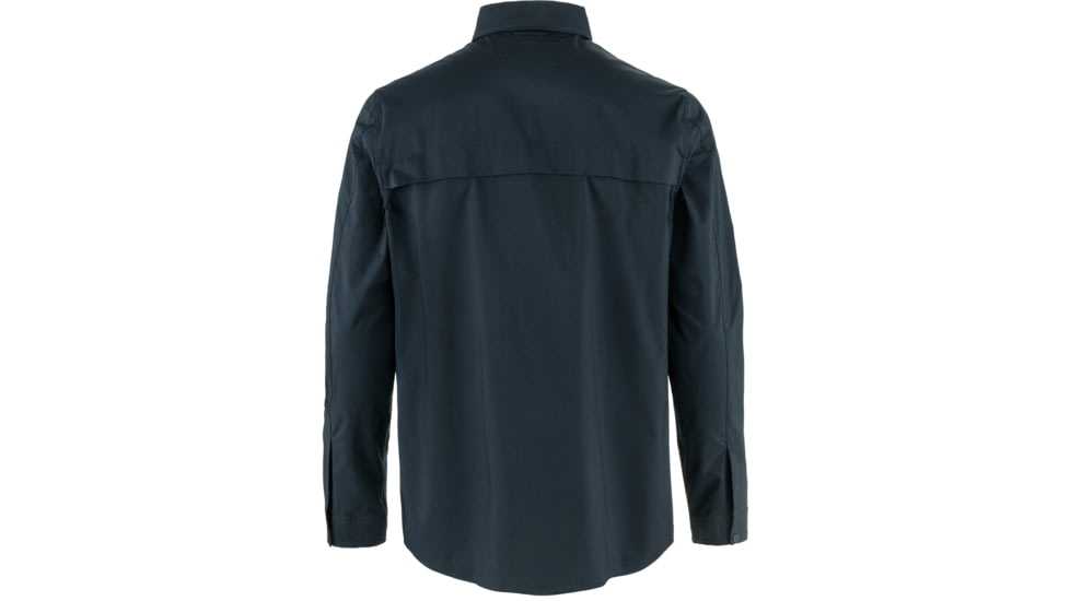 Fjallraven Abisko Trail Shirt Long Sleeve - Mens, Dark Navy, Medium, F12600194-555-M