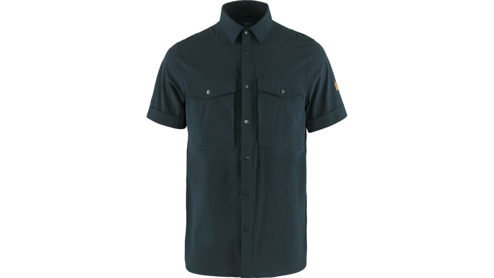 Fjallraven Abisko Trekking Short Sleeve Shirt - Mens, Dark Navy, Small, F87939-555-S
