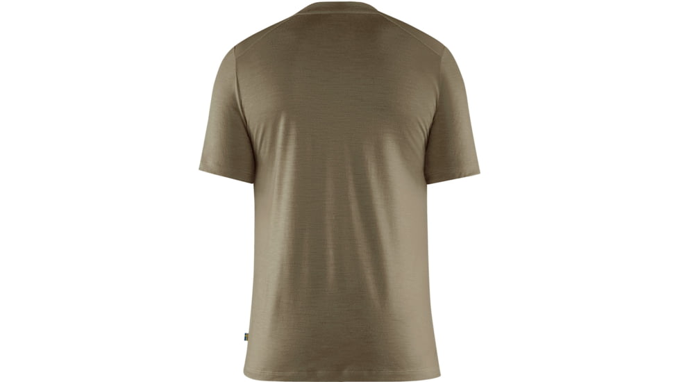 Fjallraven Abisko Wool SS - Mens, Light Olive, Small, F87193-622-S