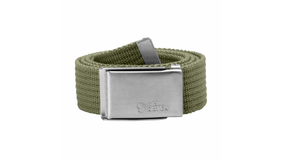 Fjallraven Canvas Belt, Green, F77029-620-1 Size