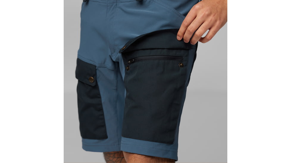 Fjallraven Keb Shorts - Mens, Dark Navy/Uncle Blue, 52, F80809-555-520-52