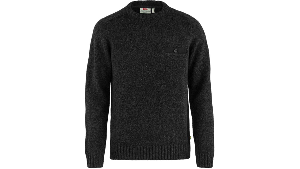 Fjallraven Lada Round-Neck Sweater - Mens, Black, Large, F84139-550-L