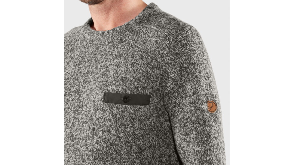 Fjallraven Lada Round-neck Sweater - Mens, Grey, Extra Small, F84139-020-XS