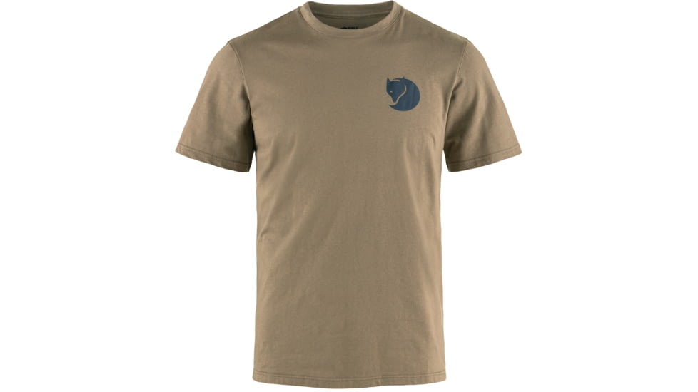 Fjallraven Walkith Nature T-Shirt - Mens, Suede Brown, Extra Small, F12600216-244-XS