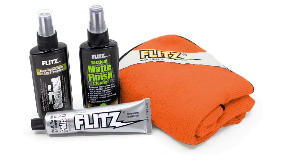 Flitz Tactical Gun/Knife Care Kit, Black, TGK 41502