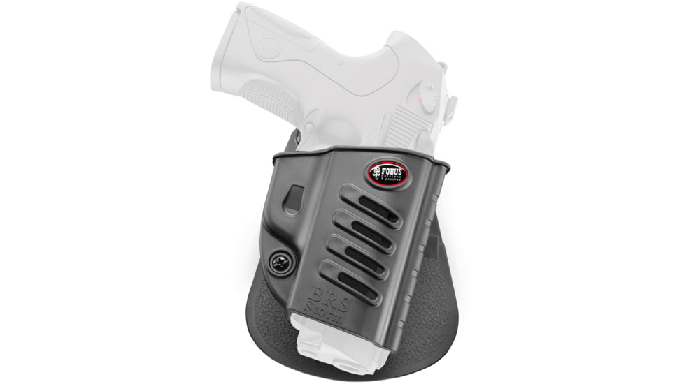 Fobus Injection Molded Polymer OWB Paddle Holster, Beretta PX4 Storm, Right Hand, Black, BRS-RH