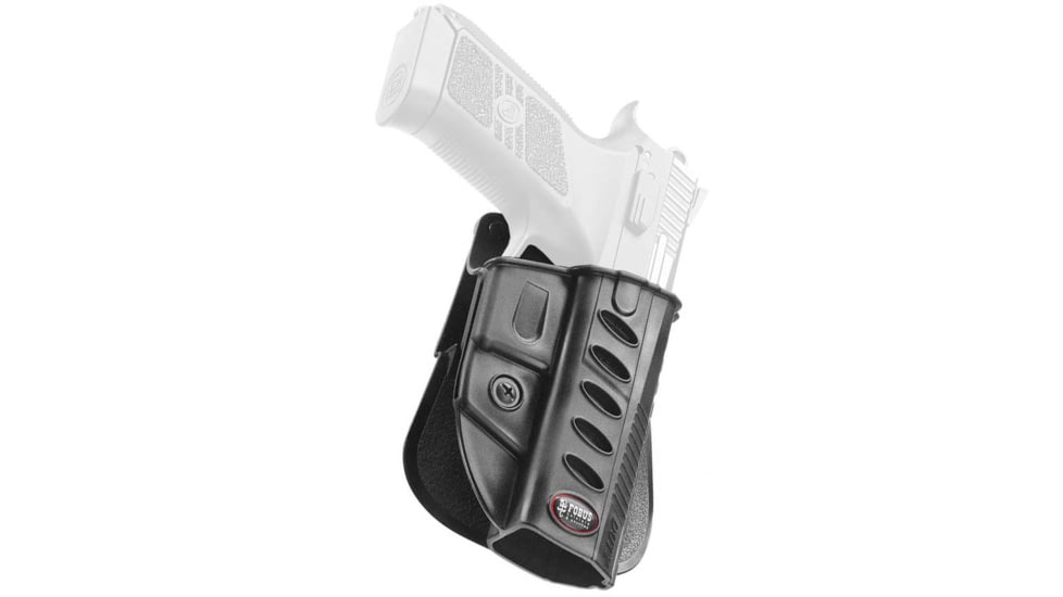 Fobus CZ-75 Polymer OWB Paddle Holster, Right Hand, Black, CZ-75