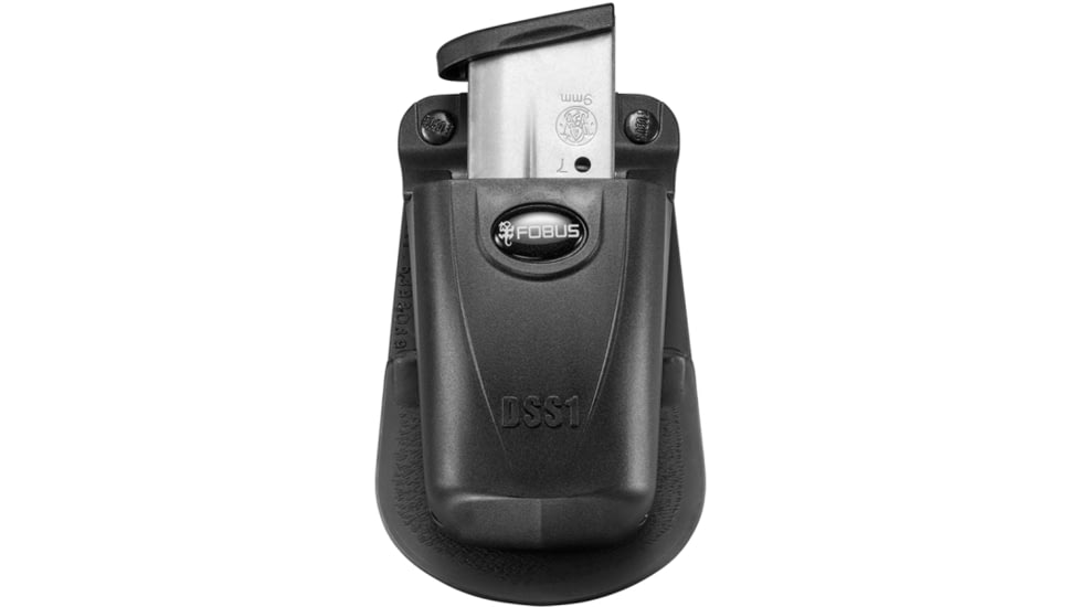 Fobus DSS1 9mm Single-Stack Pistol Magazine Pouch, Black, DSS-1