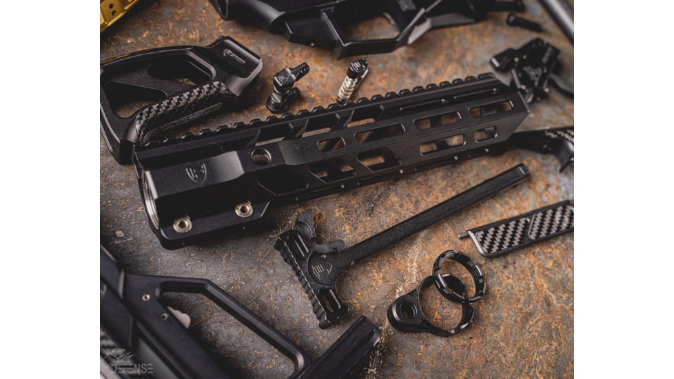Fortis Manufacturing Camber AR15 M-Lock Rail System, 9.6in, Black, 096-ML