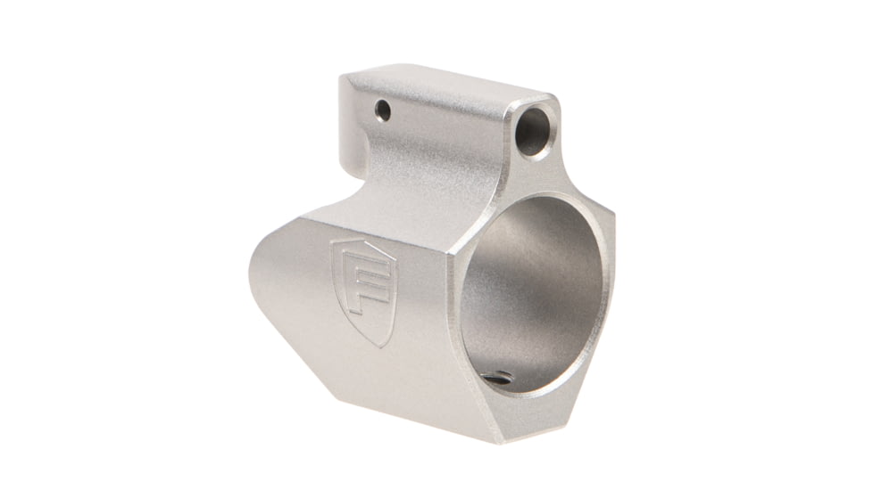 Fortis Manufacturing Low Profile Gas Block, Stainless Steel, LPGB-SS-M2