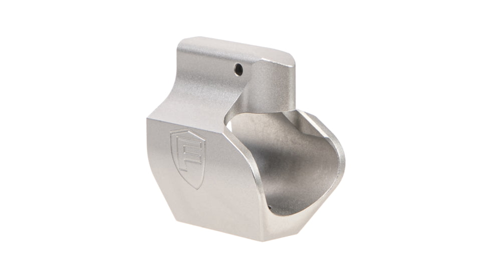 Fortis Manufacturing Low Profile Gas Block, Stainless Steel, LPGB-SS-M2