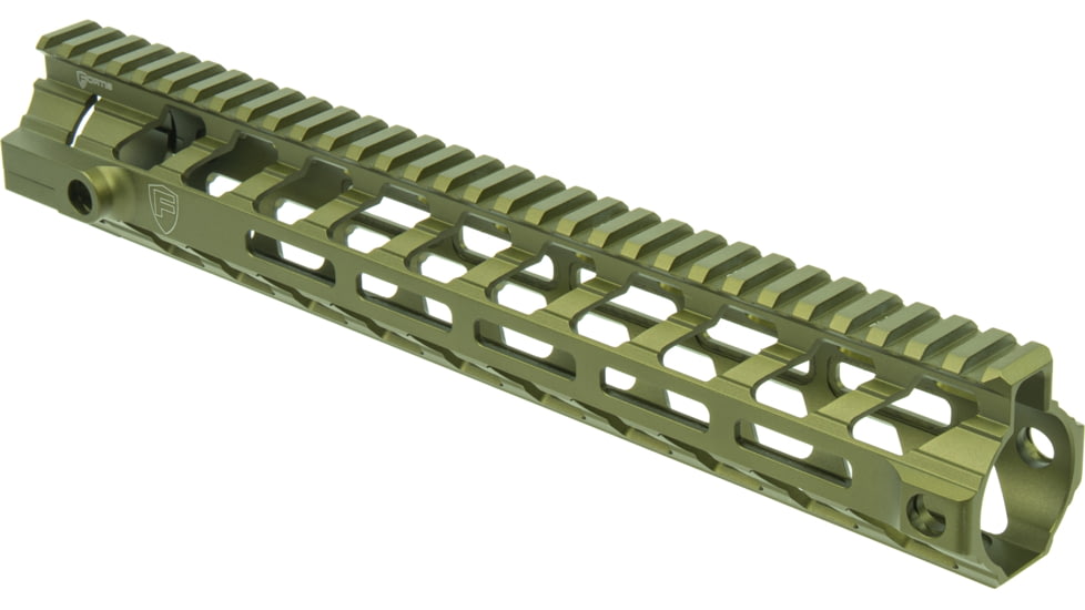 Fortis Manufacturing REV II Free Float Rail System, M-LOK, AR-15, 12.4in, Odg Anodize, REV-II-12-ML-ODG