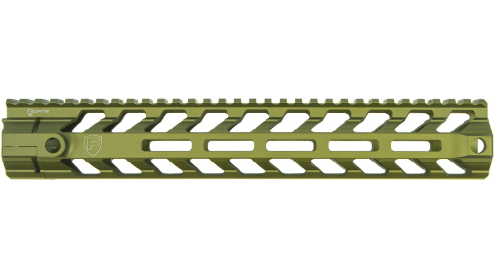 Fortis Manufacturing REV II Free Float Rail System, M-LOK, AR-15, 12.4in, Odg Anodize, REV-II-12-ML-ODG