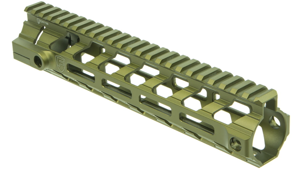 Fortis Manufacturing REV II Free Float Rail System, M-LOK, AR-15, 9.6in, Odg Anodize, REV-II-9-ML-ODG