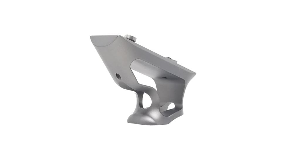 Fortis Manufacturing SHIFT Short Angled Grip M-LOK, Grey Anodize, SHIFT-ANG-ML-GRY