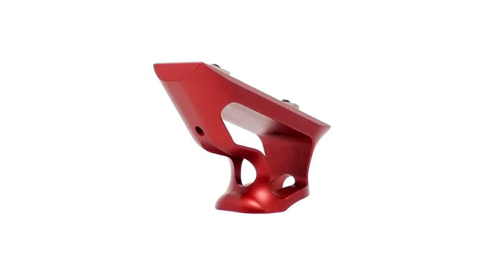 Fortis Manufacturing SHIFT Short Angled Grip M-LOK, Red Anodize, SHIFT-ANG-ML-RED