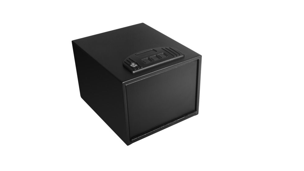 Fortress Large Quick Access Safe with Electronic Lock, Black, Large, 55E30