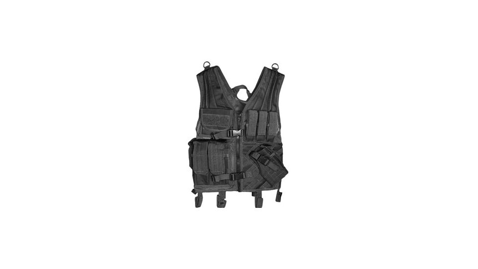 Fox Outdoor Assault Cross Draw Vest, Black 099598652319