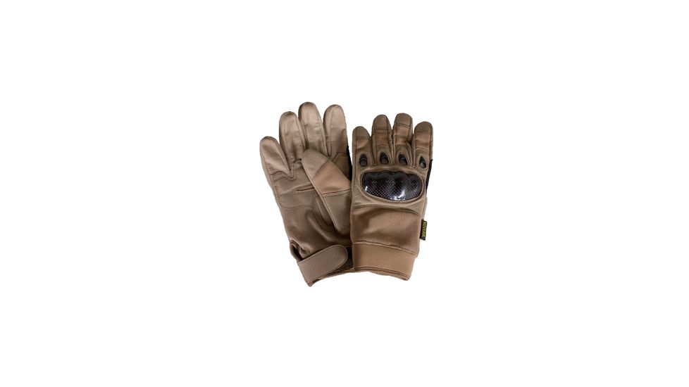 Fox Outdoor Tactical Assault Gloves, Coyote, S 099598018283