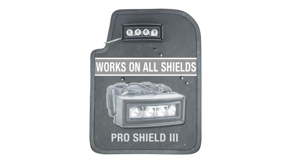 Foxfury Lighting PRO III Compact Waterproof LED Shield Light, 600 Lumens, Black, 500-331-G