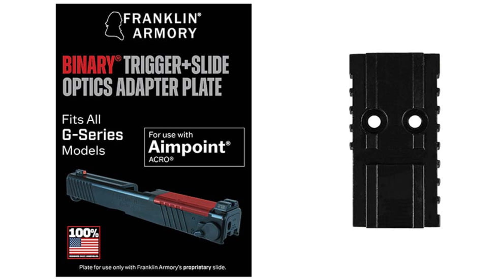 Franklin Armory G-Series Optics Plates for Aimpoint Acro, Black, 17-50202-BLK