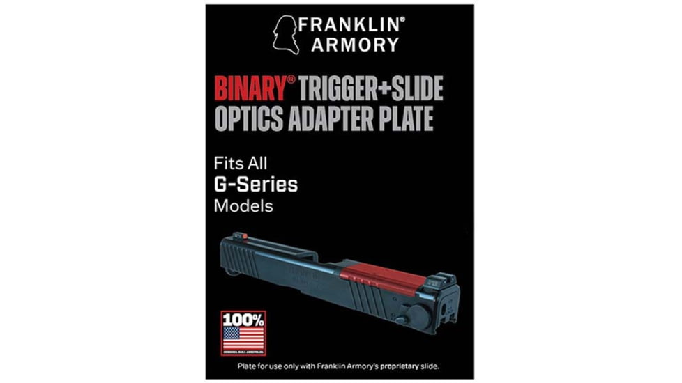 Franklin Armory G-Series Optics Plates for Leupold Deltapoint, Black, 17-50203-BLK