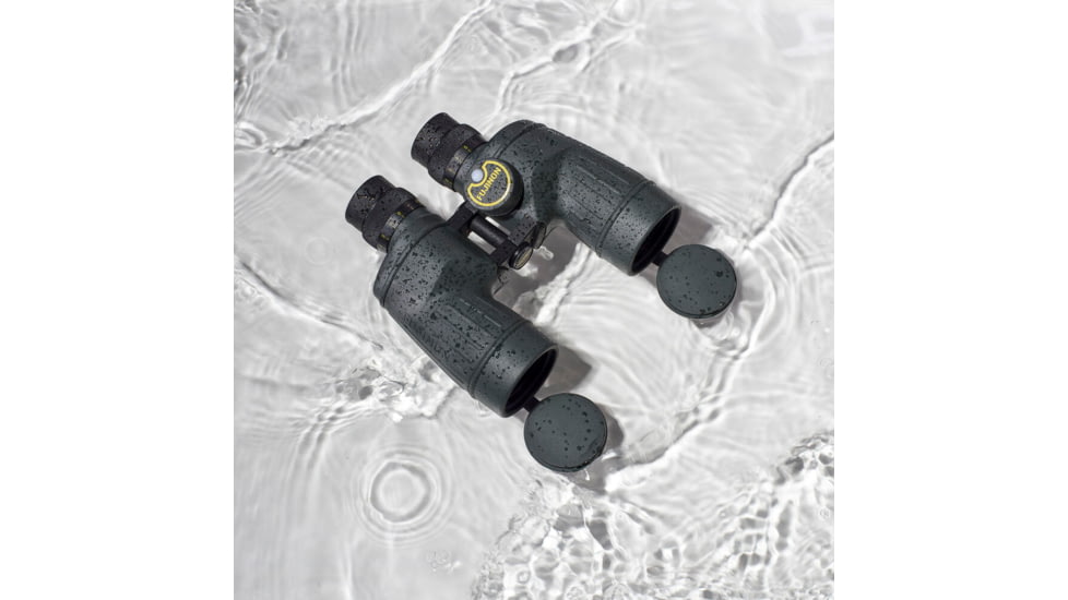 Fujinon Polaris FMTRC-SX 7x50mm High-Resolution Porro Prism Binoculars with Field Flattening Lenses and Integrated Compass, Black, 198mm x 218mm x 93mm, 16330615