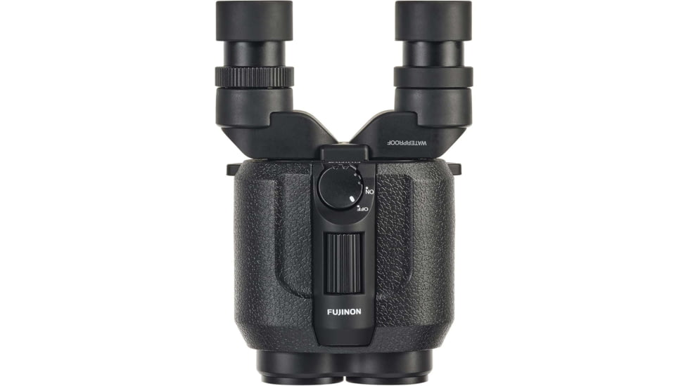 Fujinon Techno-Stabi TS Compact 12x28mm Stabilized Roof Prism Binoculars, Black, 148mm x 109mm x 74mm, 600022986