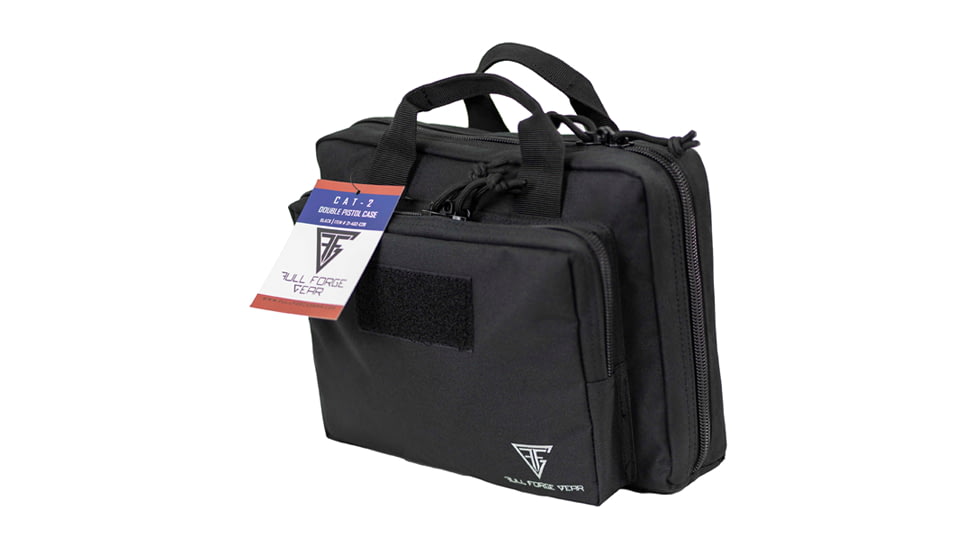 Full Forge Gear CAT-2 Double Pistol Case, Black, 21-402-C2B